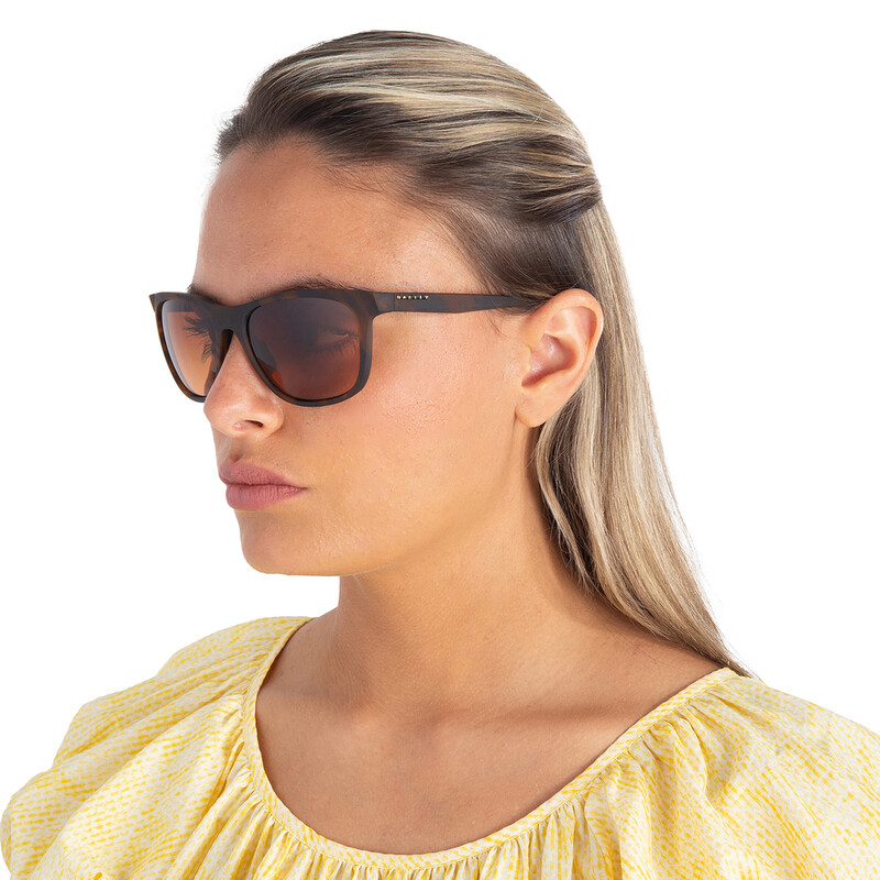 Oakley Leadline Prizm Brown Gradient Square Ladies Sunglasses