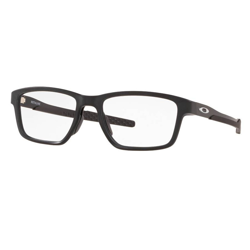 Oakley Metalink Demo Rectangular Men's Eyeglasses OX8153 815301 53