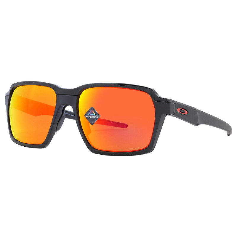 Oakley Parlay Prizm Ruby Rectangular Men's Sunglasses OO4143