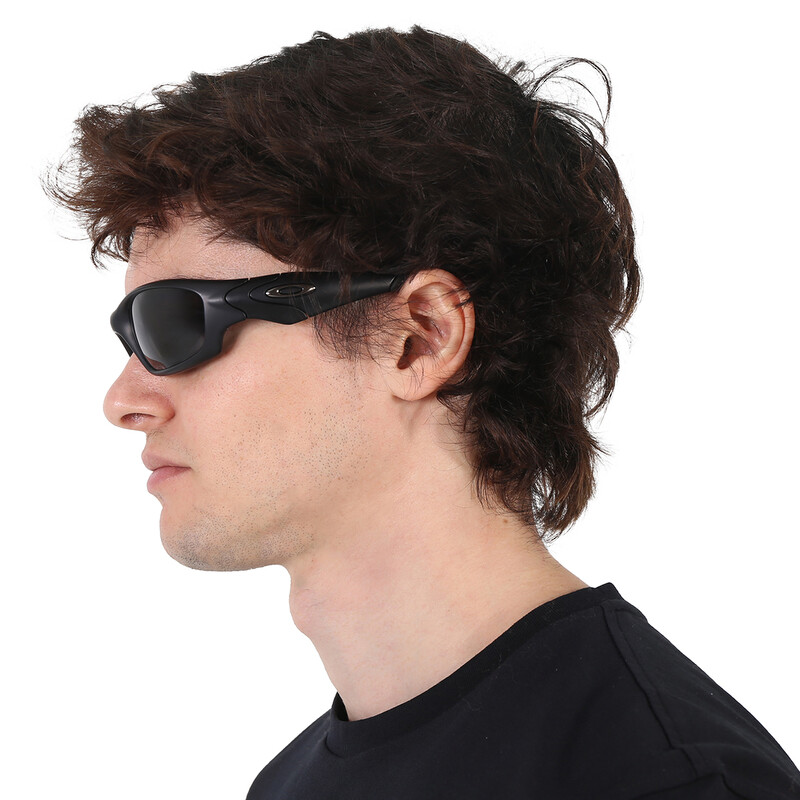 Oakley Straight Jacket Polarized Grey Wrap Men