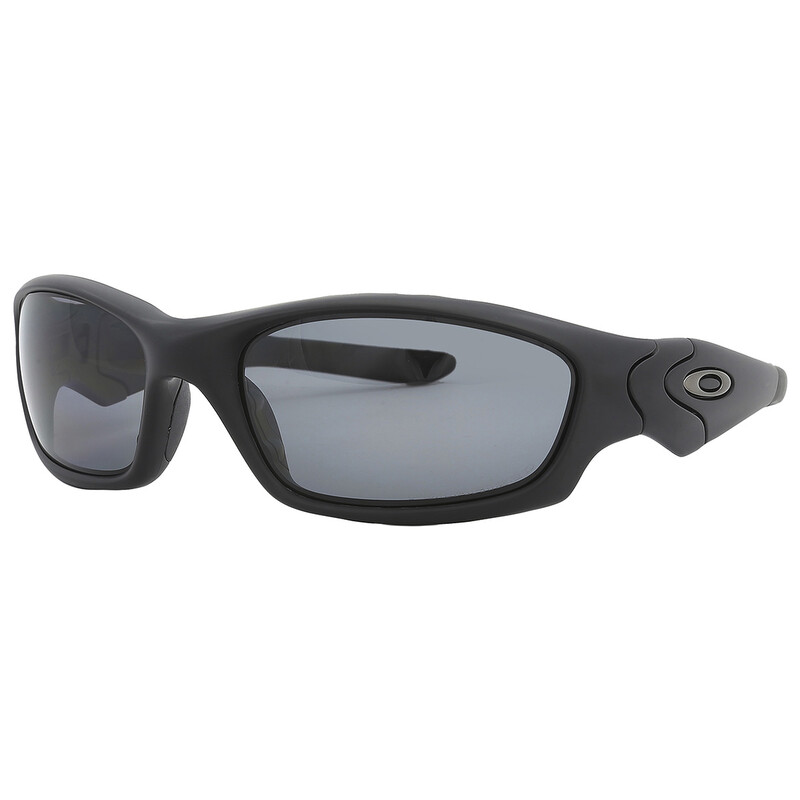 Oakley Straight Jacket Grey Polarized Rectangular Men's Sunglasses