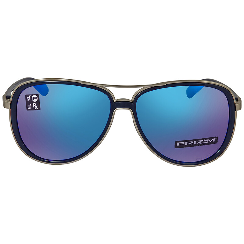 Oakley Split Time Polarized Prizm Sapphire Pilot Ladies Sunglasses