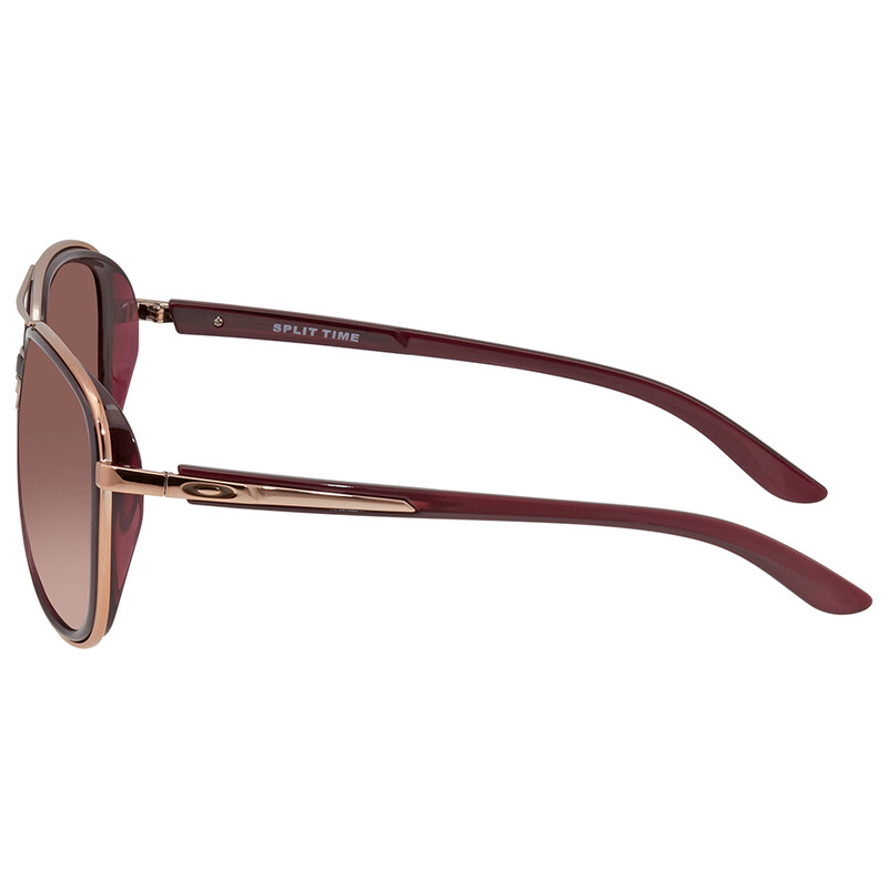 Oakley Split Time Red Gradient Pilot Ladies Sunglasses OO4129