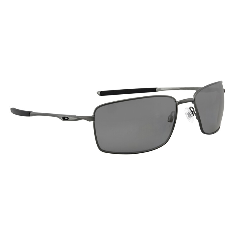 Oakley Square Wire Polarized Grey Rectangular Men's Sunglasses