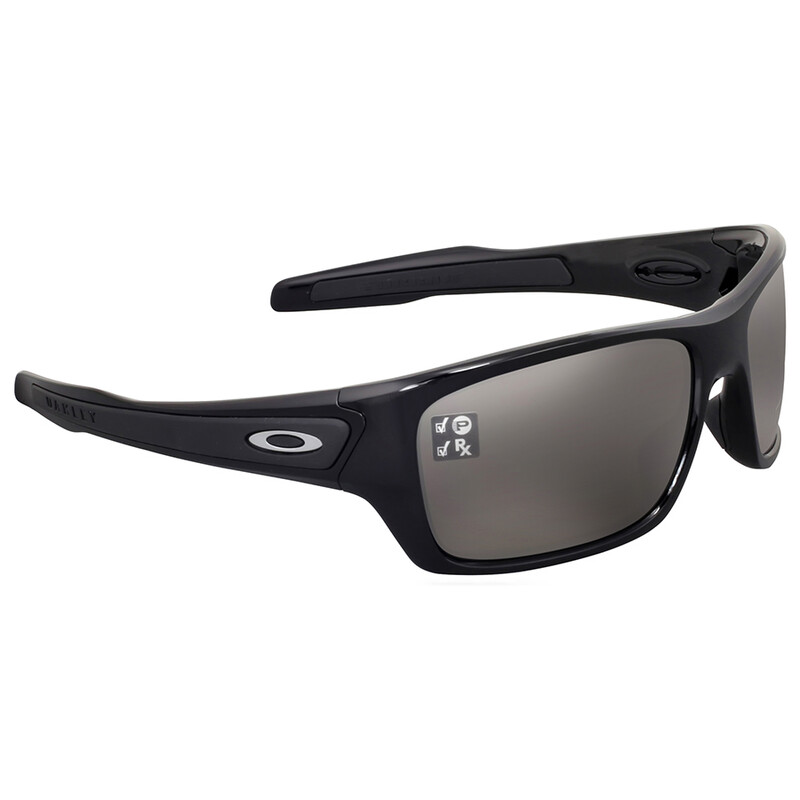 Oakley Turbine Prizm Black Polarized Wrap Men's Sunglasses OO9263