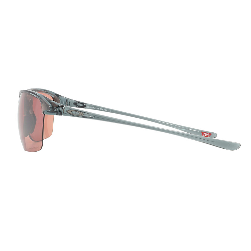 Oakley Women\'s Maroon Sunglasses with Silver Accents Oakley OO9183-03 Clear Grey Polarized Lens Radarlock Edge  main image 3