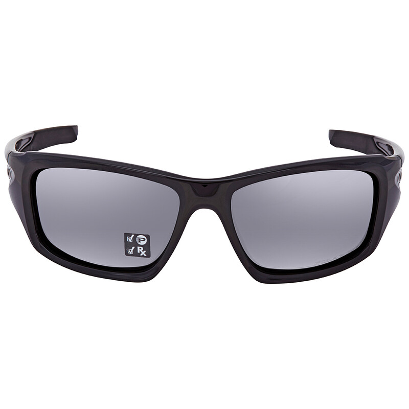 Oakley Valve Black Iridium Polarized Wrap Men's Sunglasses OO9236