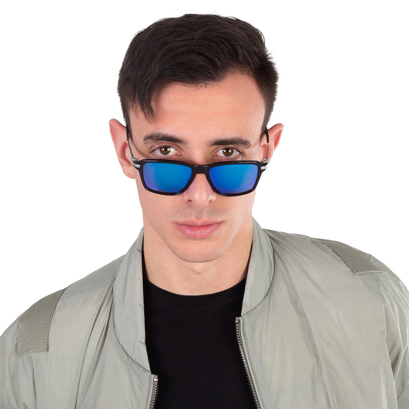 Oakley Wheel House Prizm Sapphire Polarized Rectangular Men's