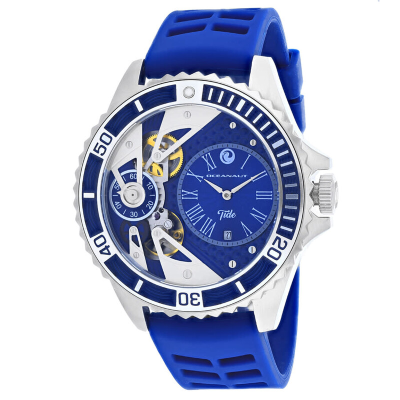 Oceanaut Tide Quartz Blue Dial Men display picture 2