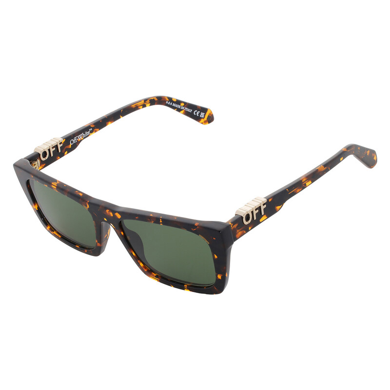 Off-White ALBANY Green Square Unisex Sunglasses OERI13E 6055  display picture 1
