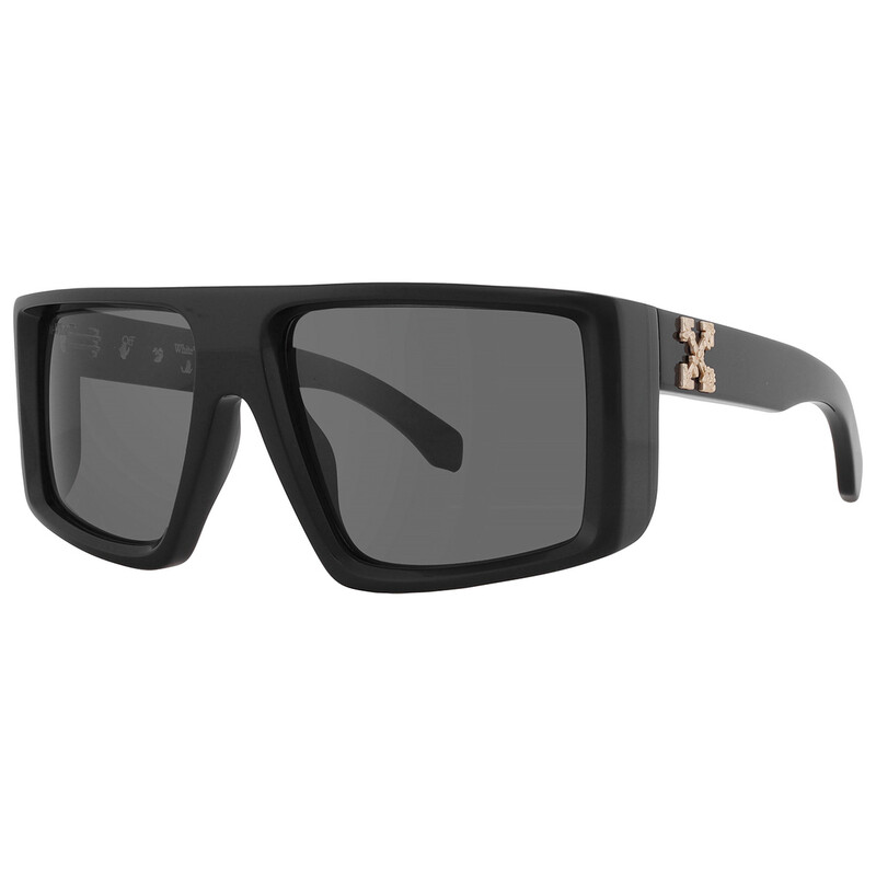 Off-White Alps Dark Grey Browline Unisex Sunglasses OERI004 1007