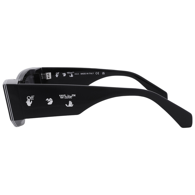 Off-White Andy Dark Grey Irregular Unisex Sunglasses OERI047 1007