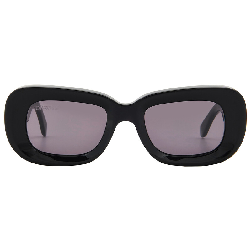 Off-White Carrara Grey Rectangular Unisex Sunglasses With Case Off-White Carrara Grey Rectangular Unisex Sunglasses OERI019  main image 2
