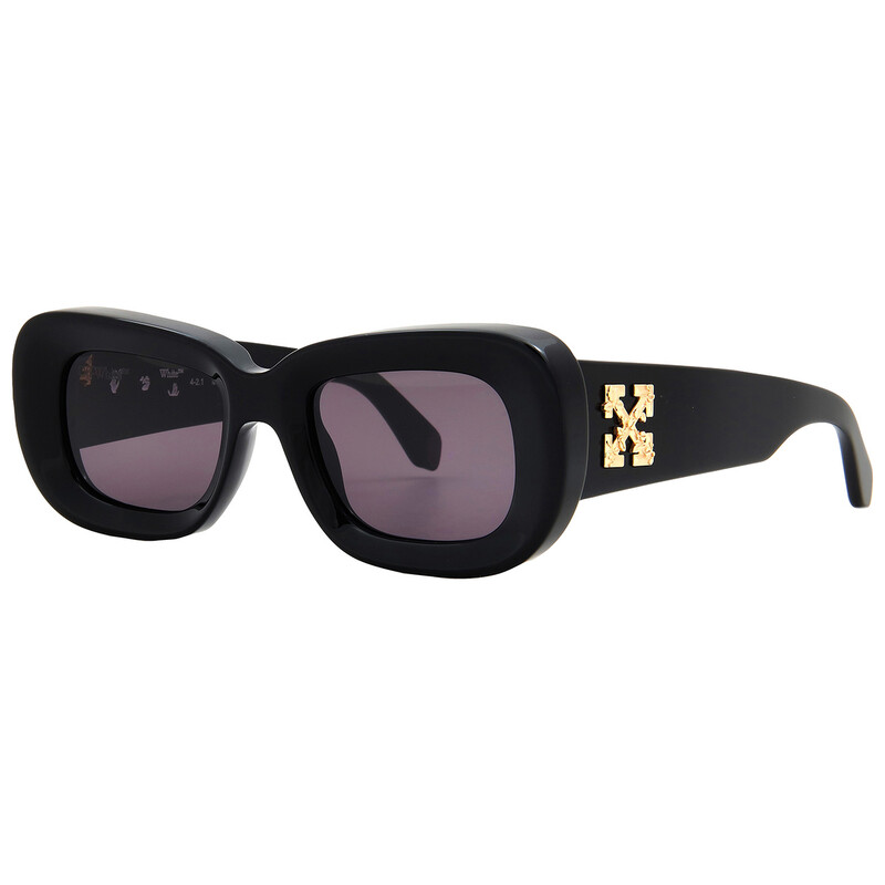 Off-White Carrara Grey Rectangular Unisex Sunglasses OERI019 1007