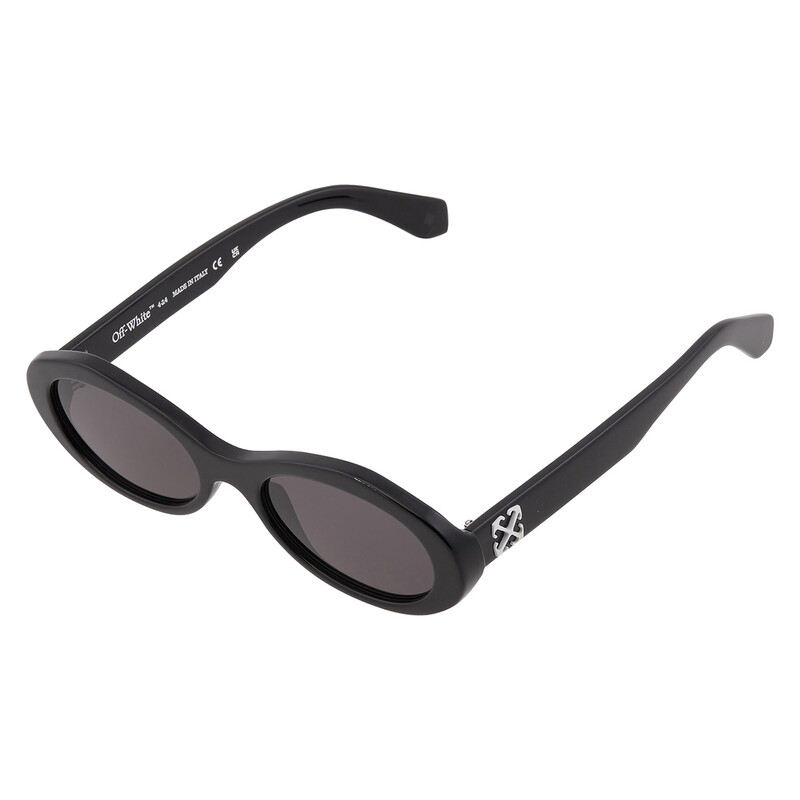 Off-White EDISON Dark Grey Oval Men's Sunglasses OERI13G 1007 55