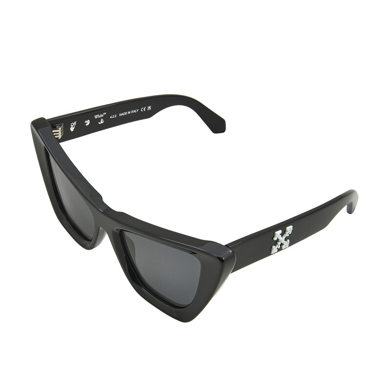 Off-White Edvard Dark Grey Cat Eye Ladies Sunglasses OERI045 1007