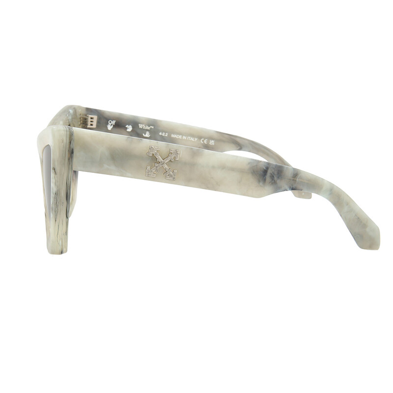 Off-White Edvard Grey Cat Eye Ladies Sunglasses OERI045 0807 57