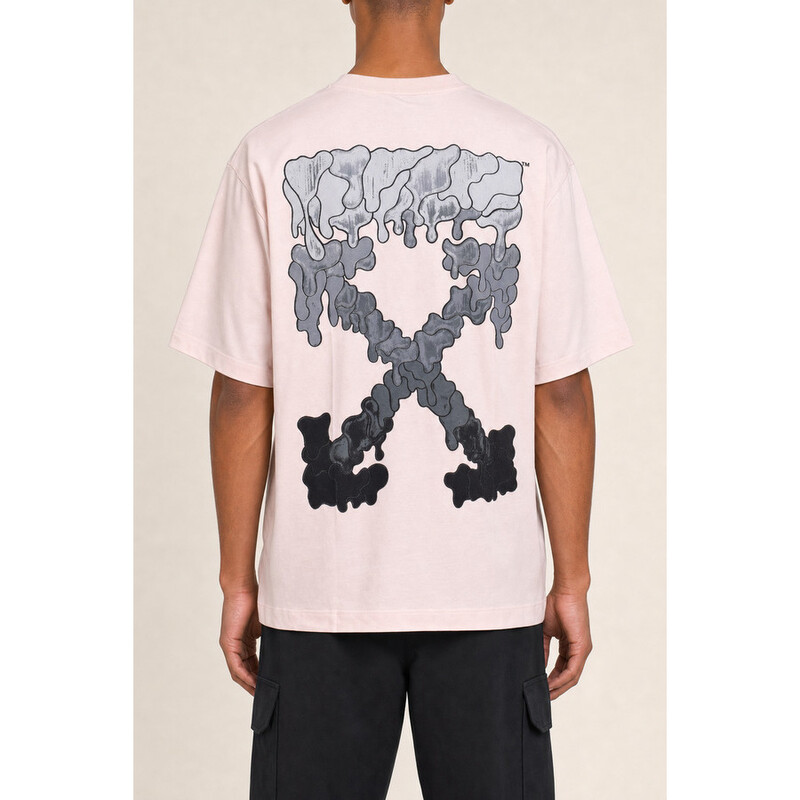 Off-White Men's Mauve Chalk Cotton Shirt, Size L 44OWOS26T079_661