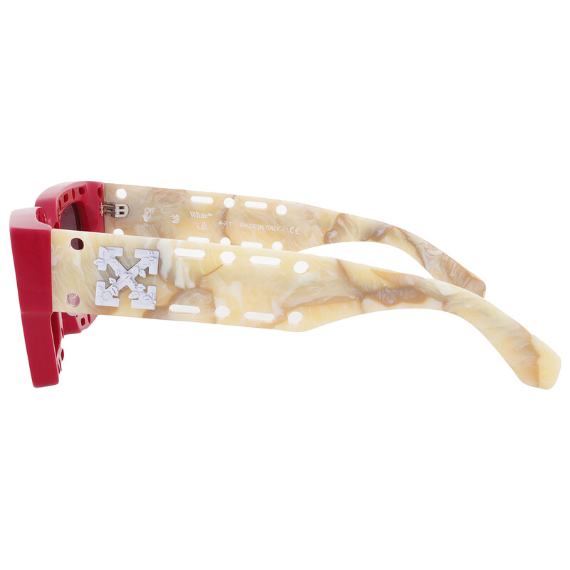 Off-White Mercer Full Smoke Square Unisex Sunglasses OERI026 2507