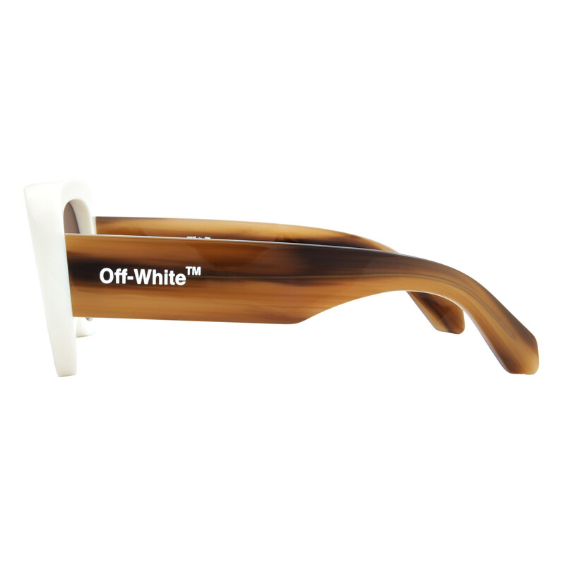 Pablo Off Off-White Pablo Brown Oval Unisex Sunglasses OERI040 0264 54 ...