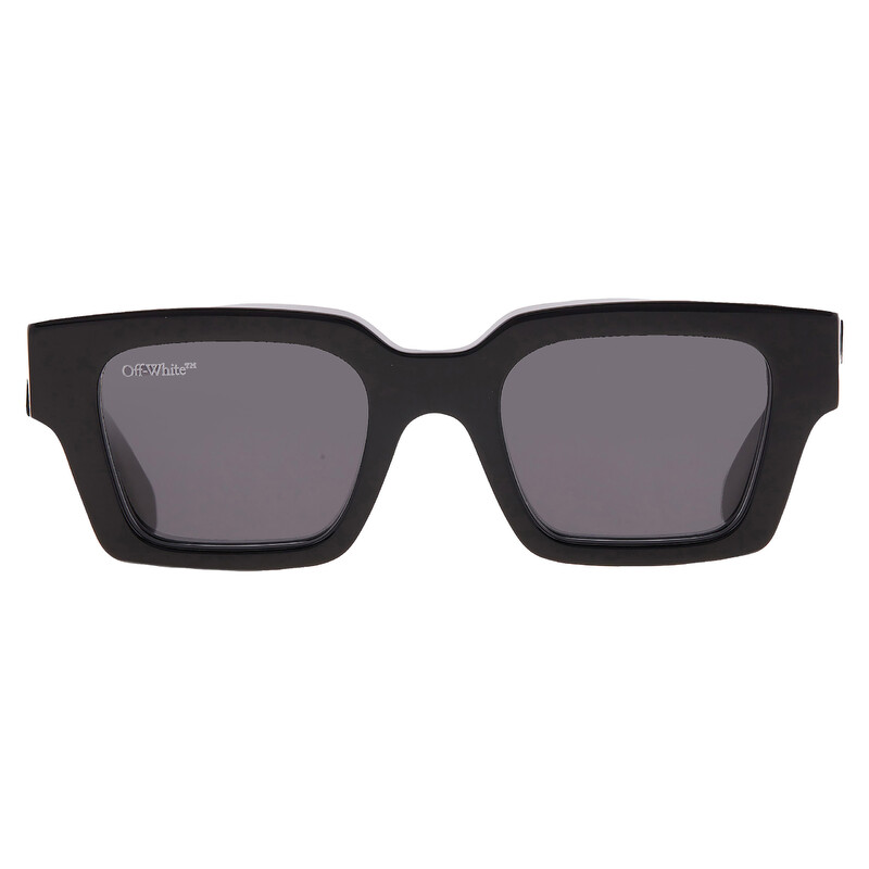 Off-White VIRGIL Dark Grey Square Unisex Sunglasses OERI126 1007
