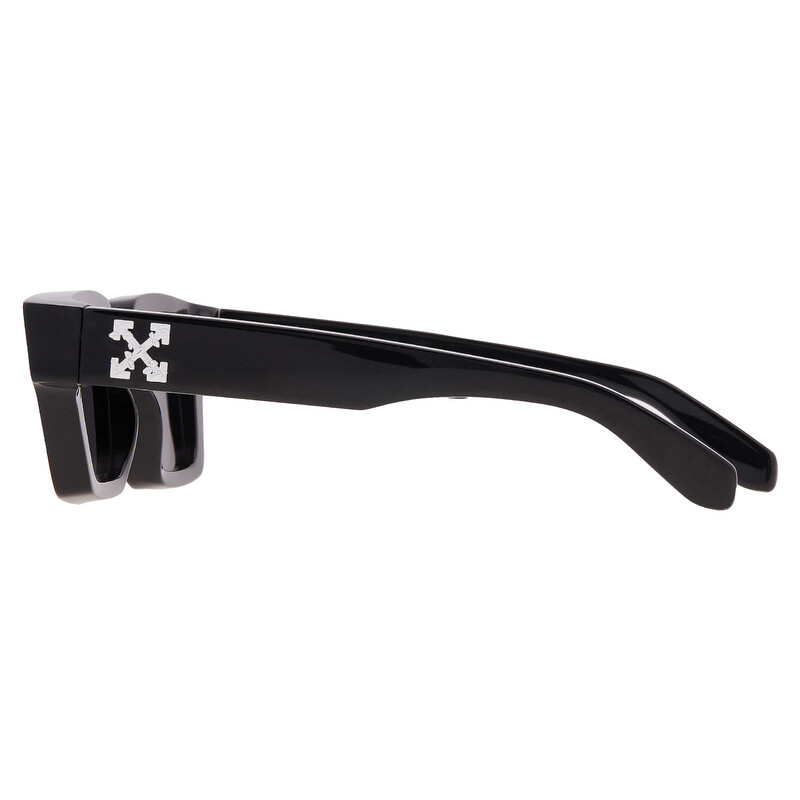 Off-White VIRGIL Dark Grey Square Unisex Sunglasses OERI126 1007