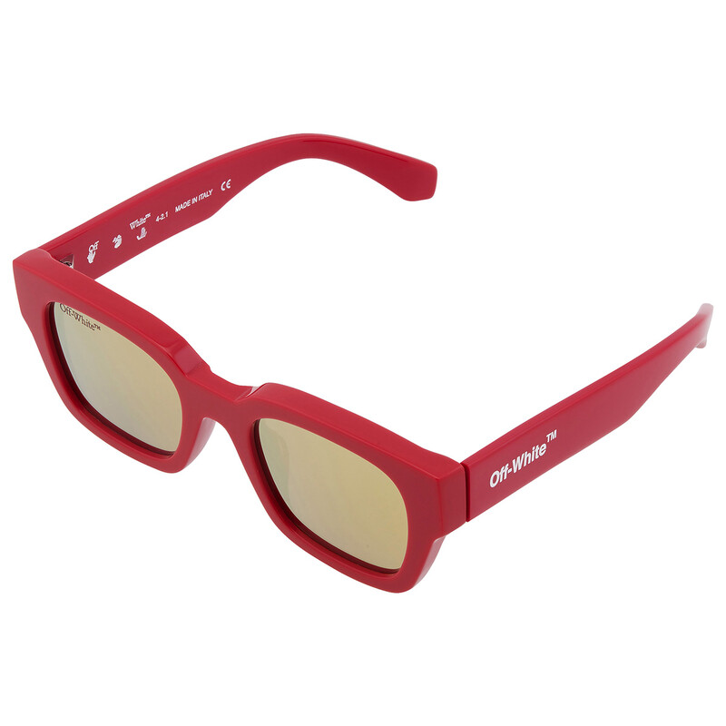 Off-White Zurich Amber Square Unisex Sunglasses OERI018 2576 51