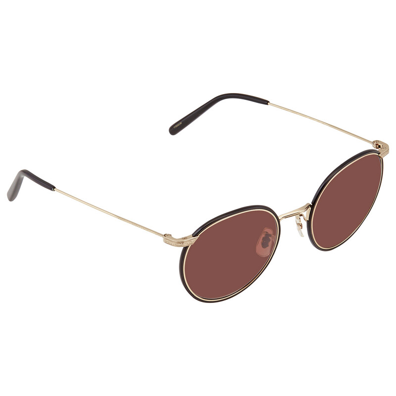 Oliver Peoples Rosewood Round Sunglasses OV1269ST 5035C549