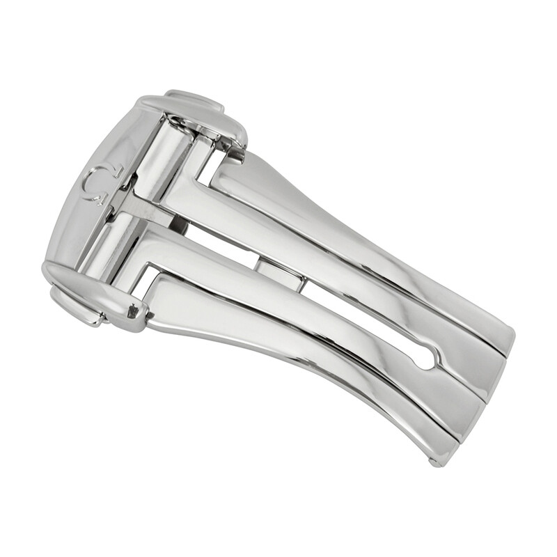 Omega 18mm Polished Deployment Buckle 94521813 7612882487607 Omega 18mm Polished Deployment Buckle 94521813 7612882487607