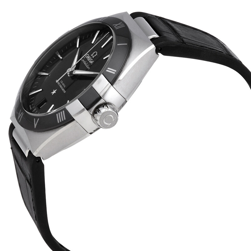 Omega Constellation Automatic Chronometer Black Dial Men's Watch