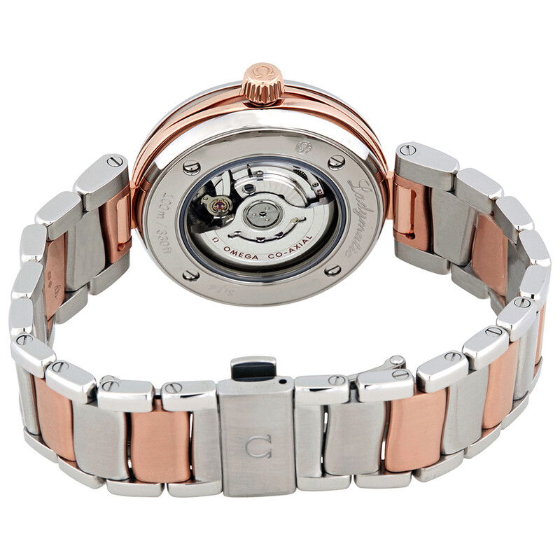 Omega De Ville Automatic Ladies Steel and 18K Sedna Gold Watch