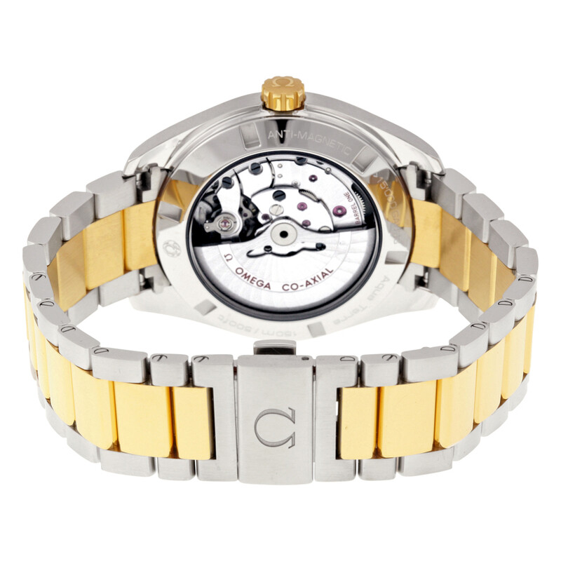 Omega Seamaster Aqua Terra Champagne Dial Stainless Steel and 18kt