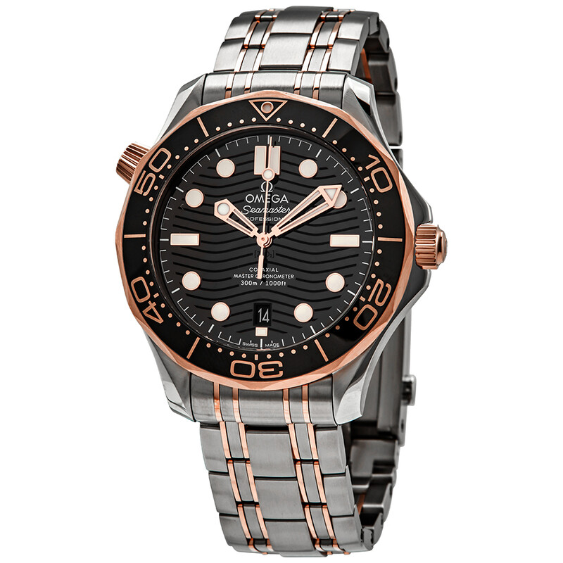 Omega Seamaster Automatic Black Dial Men's Watch 210.20.42.20