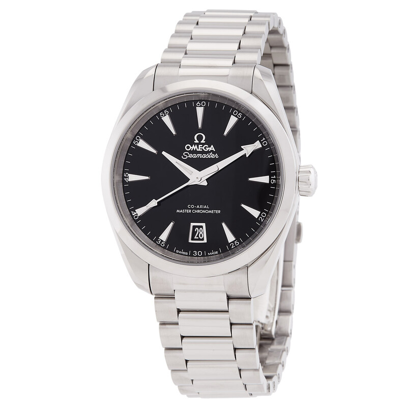 OMEGA Seamaster Automatic デイデイト ブラックダイヤル Omega Seamaster Automatic Chronometer Black Dial Men's Watch