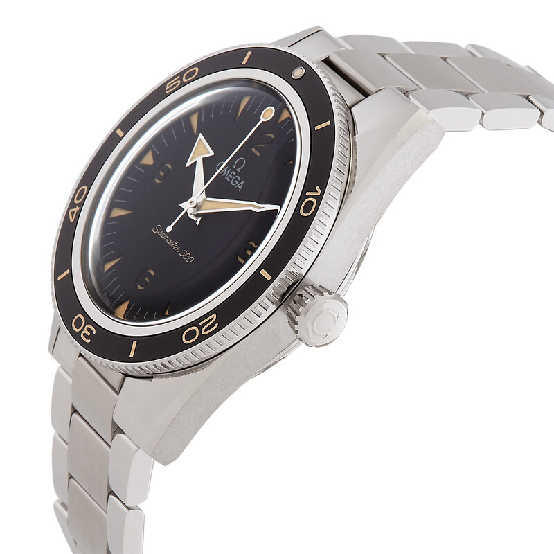 Omega Seamaster Automatic Chronometer Black Dial Men's Watch