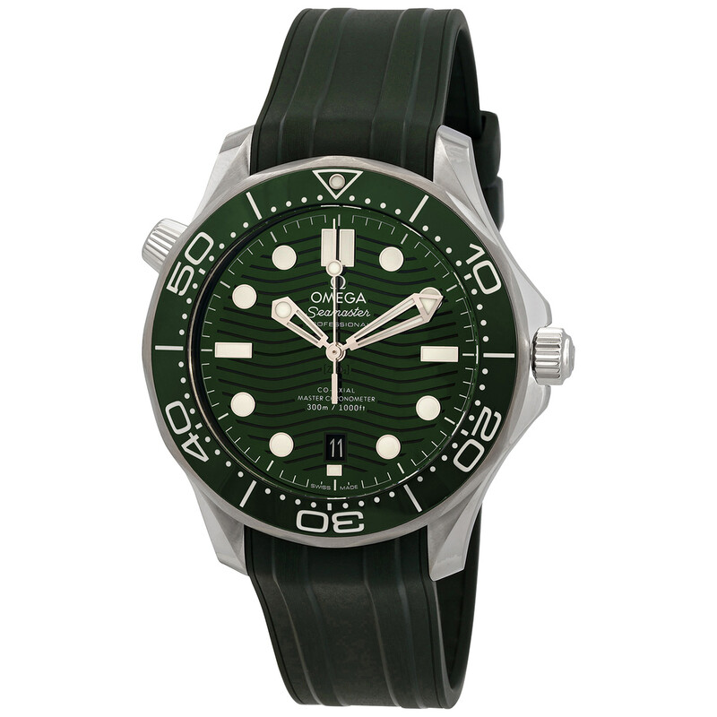 Omega Seamaster Diver Automatic Chronometer Green Dial Men's Watch