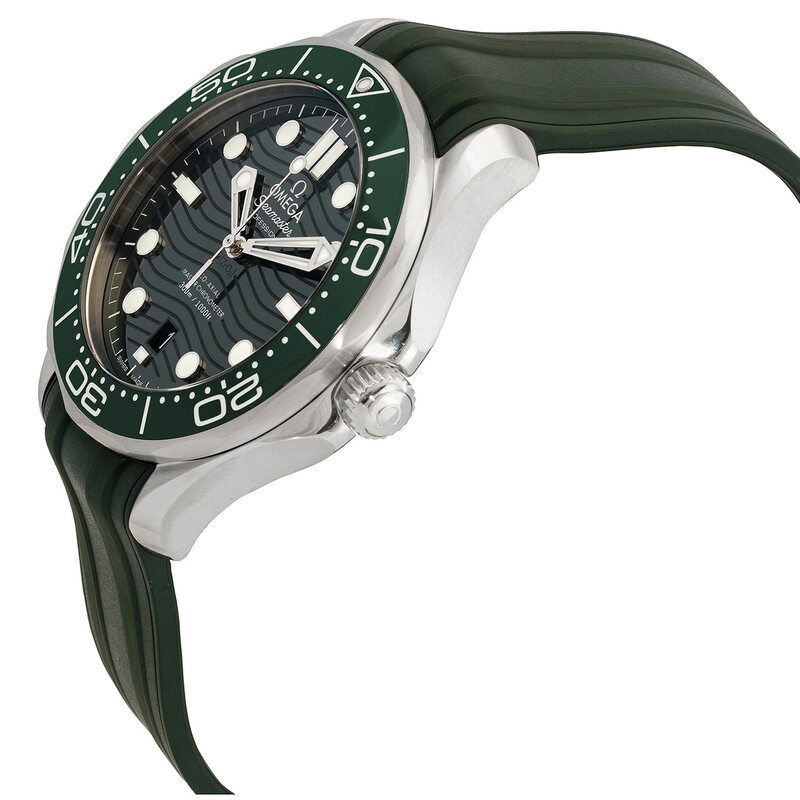 Omega Seamaster Diver Automatic Chronometer Green Dial Men's Watch