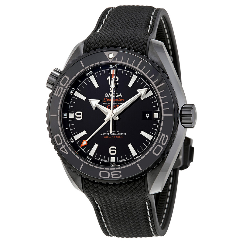 VERGELMER ブラックメタル　BLACKL Omega Seamaster Planet Ocean Deep Black Automatic Men's Watch