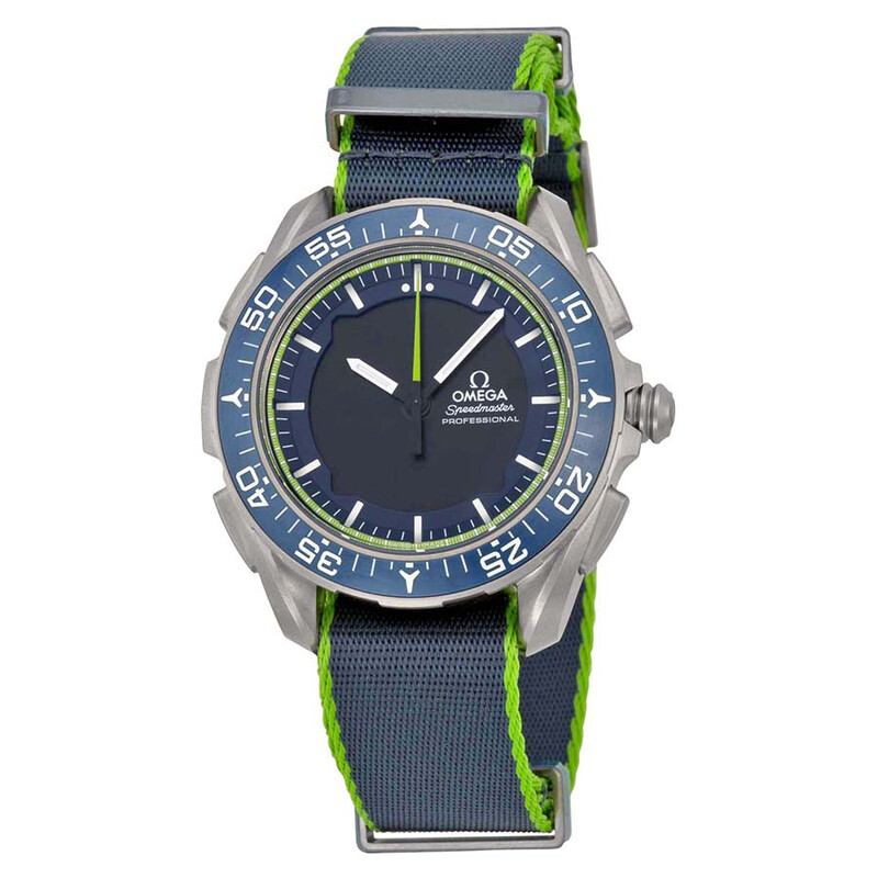 Omega Skywalker X-33 Chronograph Analog Digital Dial Blue and