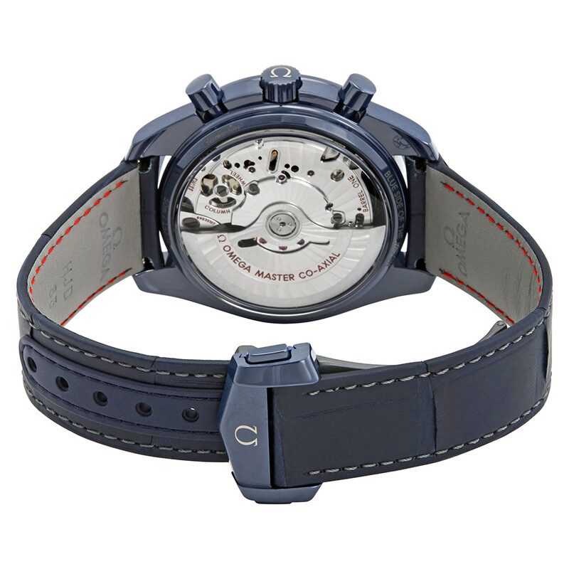 Omega Speedmaster Blue Ceramic Dial Automatic Men's Moonphase