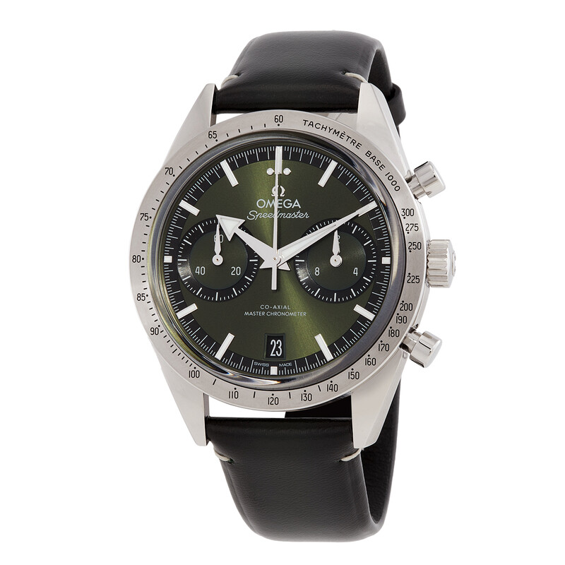Omega Speedmaster '57 Chronograph Hand Wind Green Dial Men's Watch