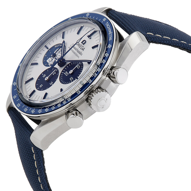 Omega Speedmaster Chronograph Hand Wind Silver Dial Men's Watch
