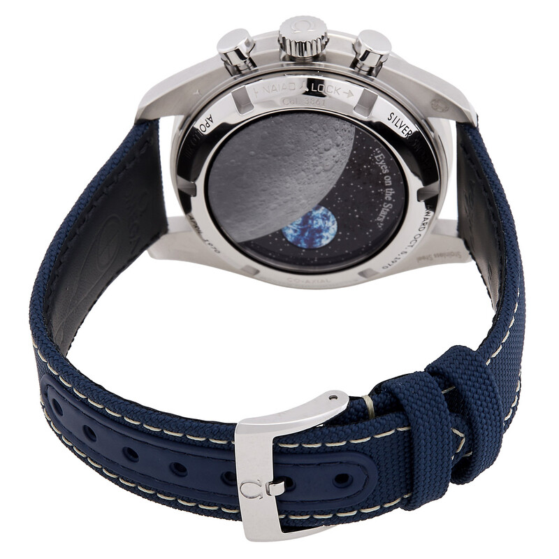 Omega Speedmaster Chronograph Hand Wind Silver Dial Men's Watch