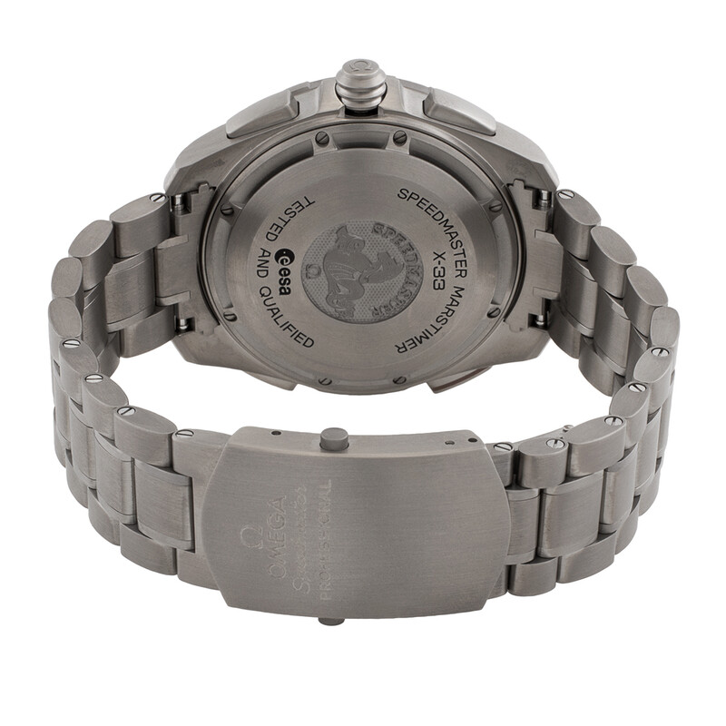 Omega Speedmaster Perpetual Quartz Analog-Digital Black Dial Men's