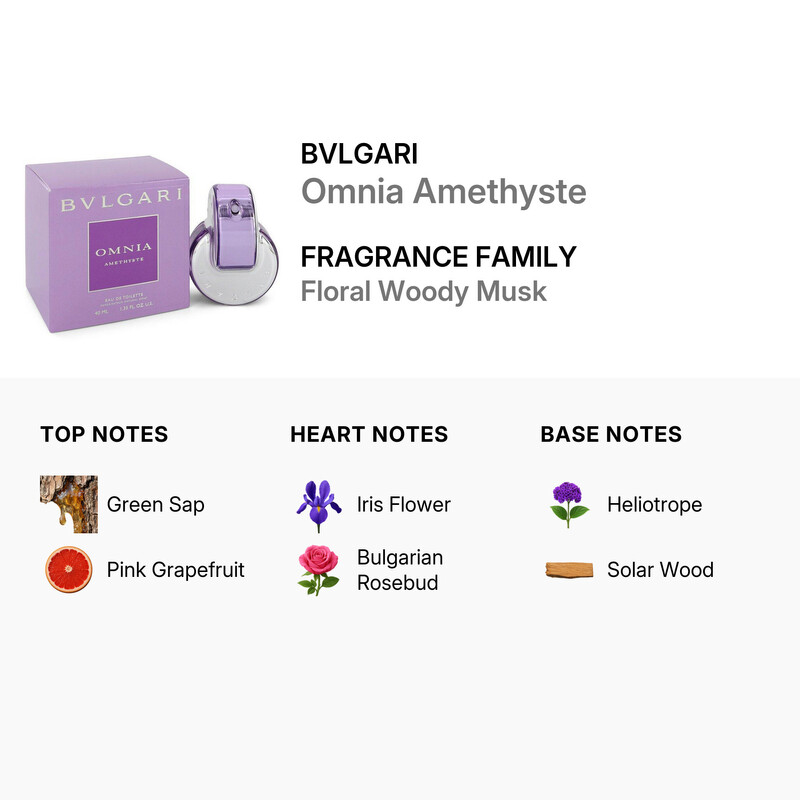 Bvlgari Omnia Amethyste / Bulgari EDT Spray 1.3 oz (40 ml) (w