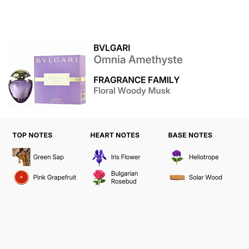 Bvlgari Omnia Amethyste / Bvlgari EDT Spray 0.85 oz (25 ml) (W