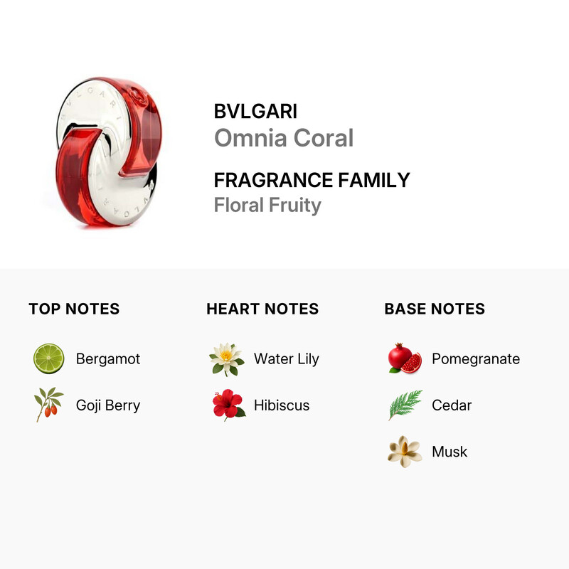 Bvlgari Omnia Coral / Bvlgari EDT Spray 1.3 oz (w) 783320442100