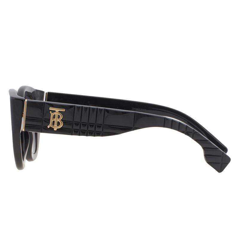 Burberry Open Box - Burberry Meadow Grey Gradient Oval Ladies