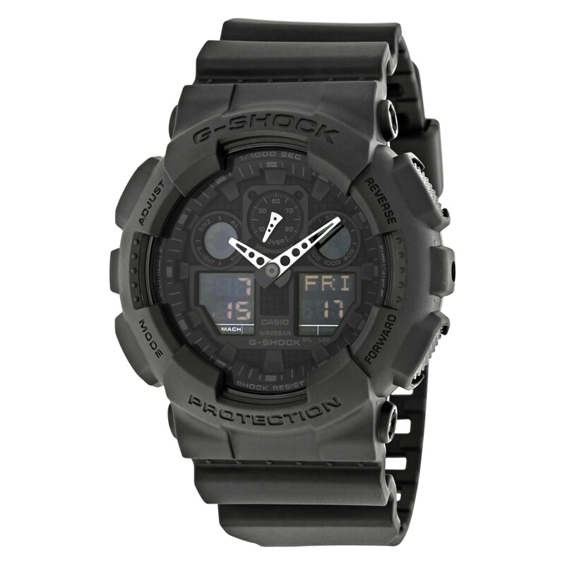 Casio Open Box - Casio G-Shock Classic Series Analog-Digital  Casio G-Shock Men\'s Black GA100-1A1 Fashion Timepeice Sports Watch main image 0