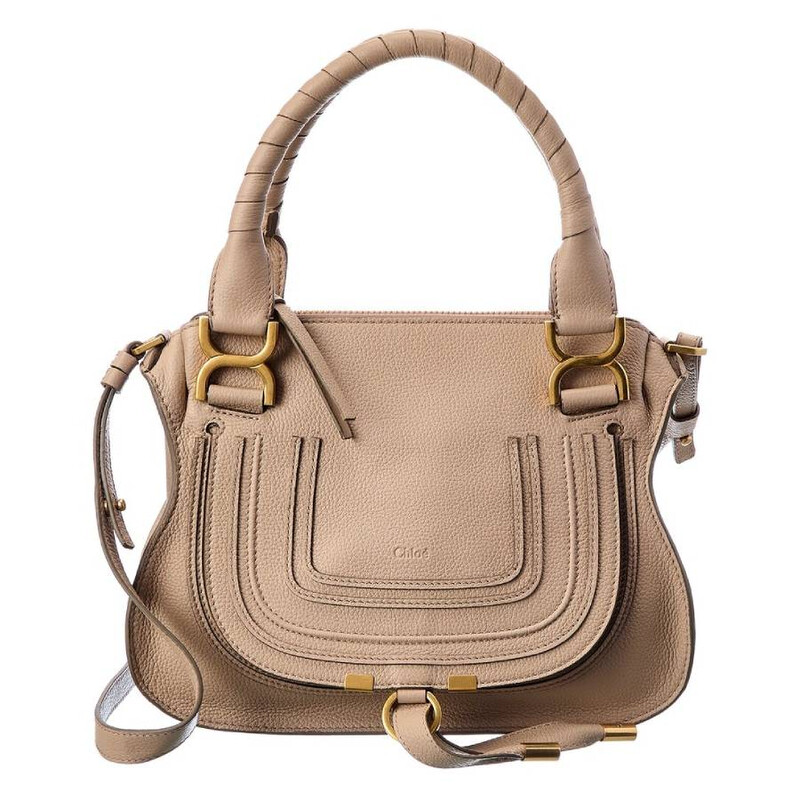 Chloé Open Box - Chloe Small Grained Leather Marcie Bag